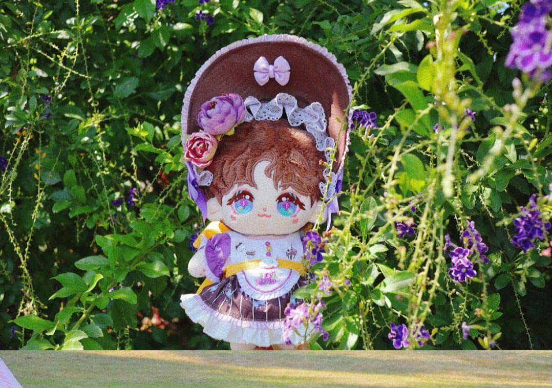 紫 ぬいぐるみ 着せ替え 15cm 8ae35fead02e0ff32c7924a61e99f8