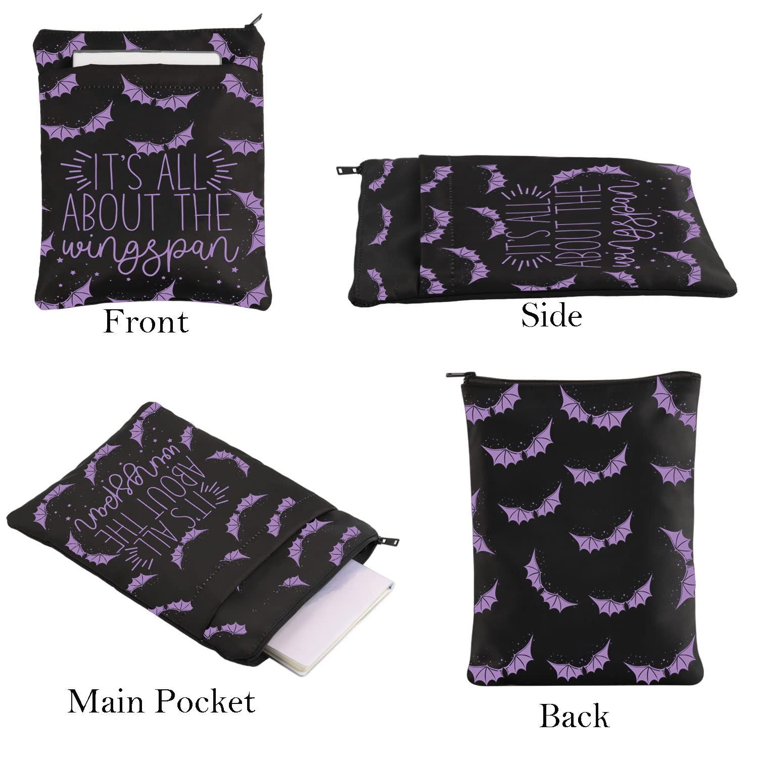 Regalo de novela de fantasía Acotar Gift It's All About The Wingspan Book Sleeve Bookish Merch Books Lover Gift (Wingspan BSL EU)
