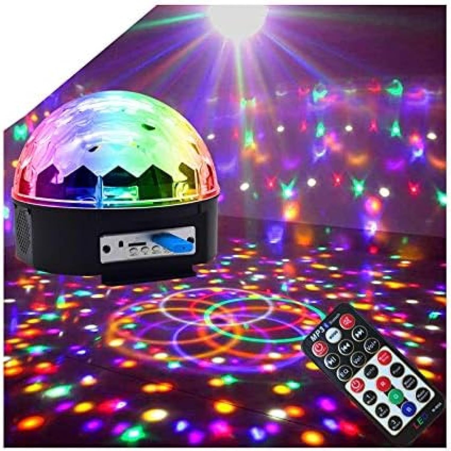 Świąteczne światła Projektora Światło Dyskotekowe Stroboskop Światło Sceniczne Obsługa Bluetooth Usb Pilot Zdalnego Sterowania Na Imprezę Dj Urodziny Family Party Bar Ktv Club