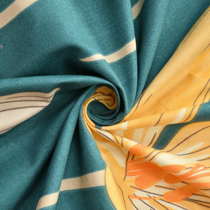 Image of Florida Polycotton Bedsheet (Reeva Green, King)