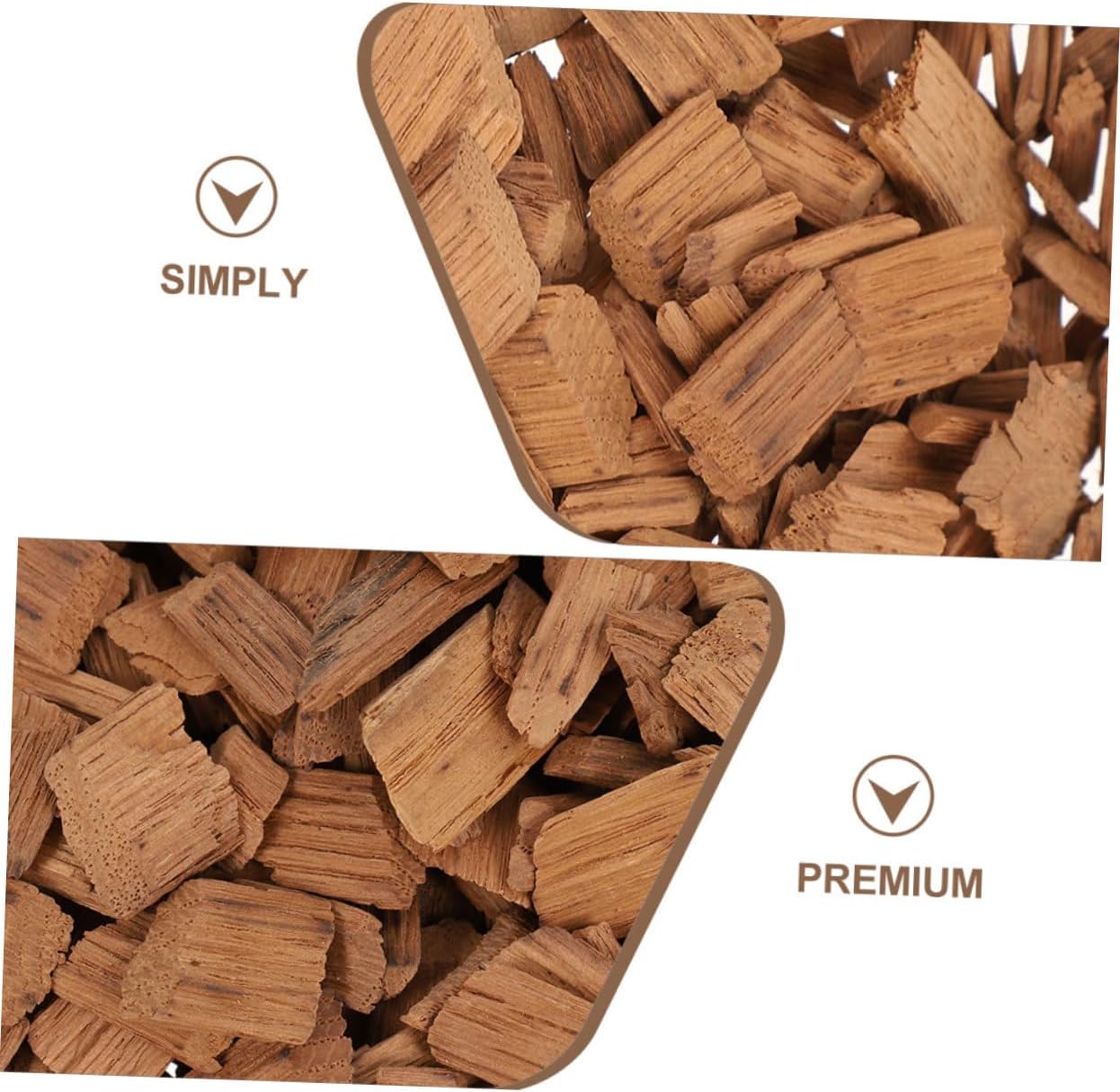 2packs Self-brewed Wine Aroma Enhancer of French Oak Wine Oak Chips for Whiskey Spirits