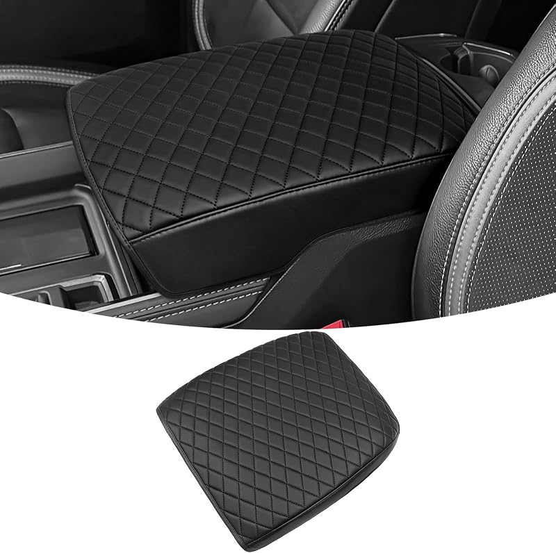 Capa do console central ZZEQYG para Dodge RAM 1500, 2500 e 3500 2019–2026 – Console com banco tipo concha