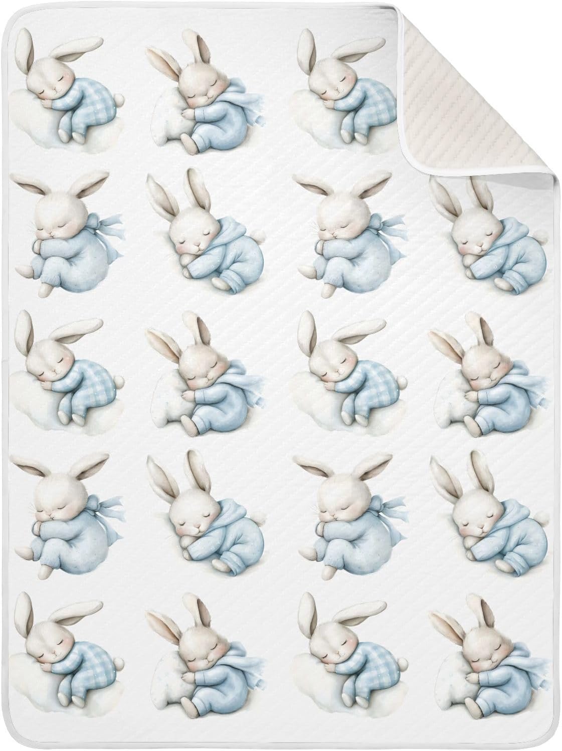 vvfelixl Baby Swaddle Blanket for Boys Girls Adorable Bunny Baby Blanket for Newborn Nursery Blanket for Crib Stroller 30×40 in vvfelixl Baby Swaddle Blanket for Boys Girls Adorable Bunny Baby Blanket for Newborn Nursery Blanket for Crib Stroller 30×40 in