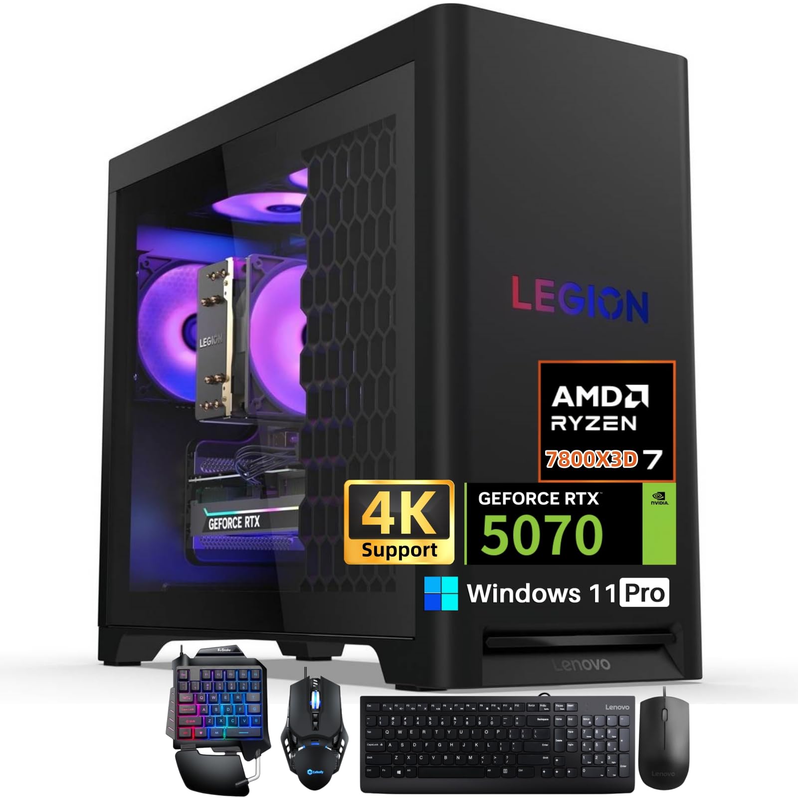 Amazon.com: Lenovo Legion Tower 5 Gaming Desktop Computer PC, AMD