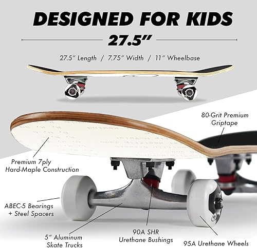Vista 15 de Magneto Complete Cruiser Starter Skateboard