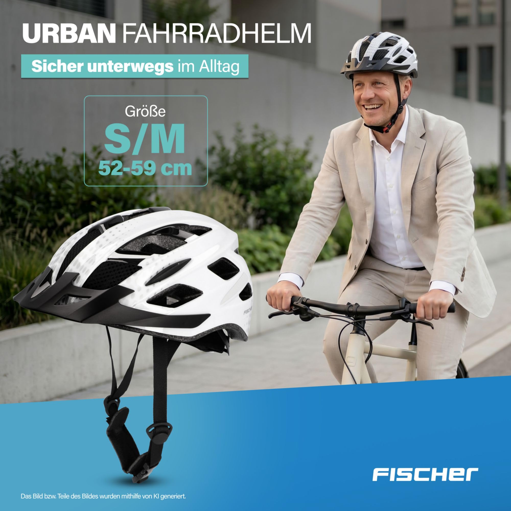 FISCHER Urban LANO Casco da bicicletta