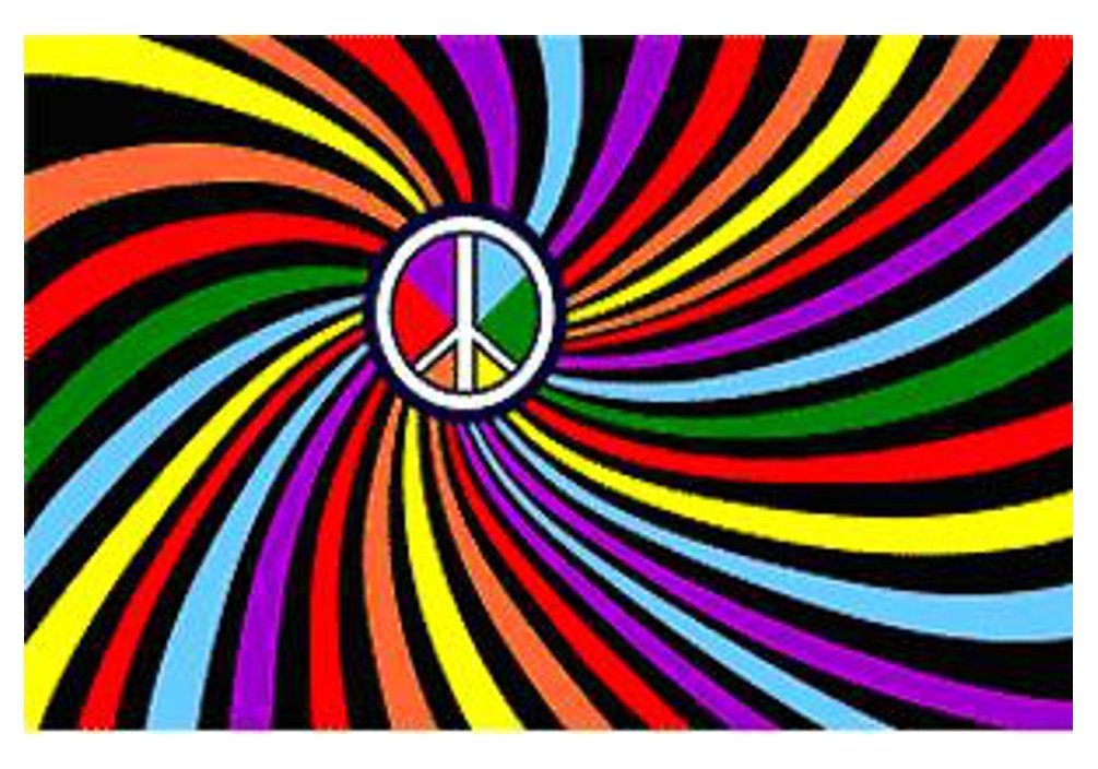 Klicnow Rainbow Circler Peace Flag