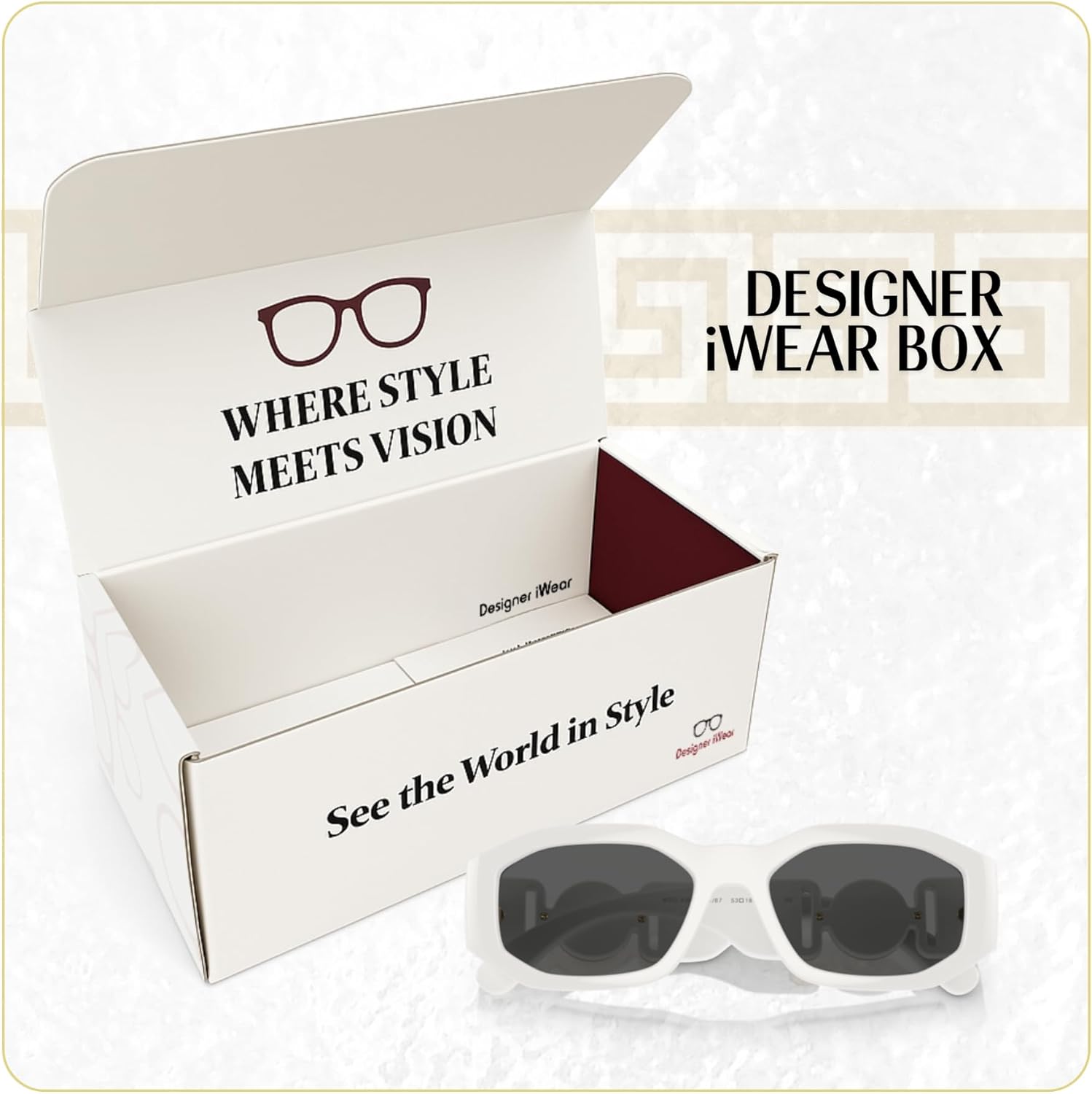 Versace VE4361 Rectangular Sunglasses For Men For Women +BUNDLE with ACCESSORY EYEWEAR KIT - Image 6