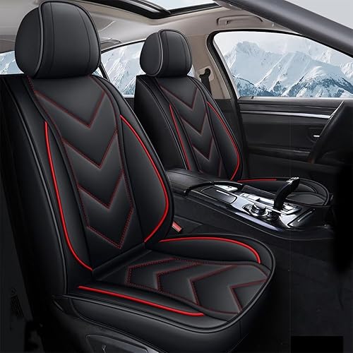 Fundas de asiento delantero de automóvil para Nissan Juke 2011-2017, fundas de asiento personalizadas de piel sintética 2 piezas con compatible con