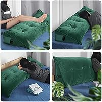 Vista 2 de Gorilla Gadgets Almohada grande de lectura para descansar en cama almohada triangular de cuña para cabecero soporte de posicionamiento del respaldo