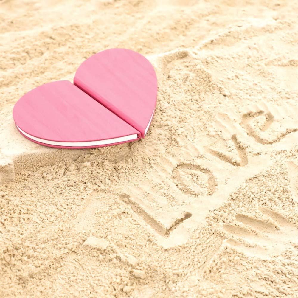 LED木製折りたたみ式ブックライト、ハート型ブックライト、磁気USB充電2000mAhリチウム電池装飾ブックライト、記念日クリスマス