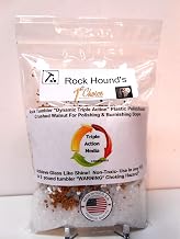Rock Tumbler Dynamic Triple Action Plastic Pellets / Beads /Crushed Walnuts Media Used for Final Polishing & Burnishing Stages