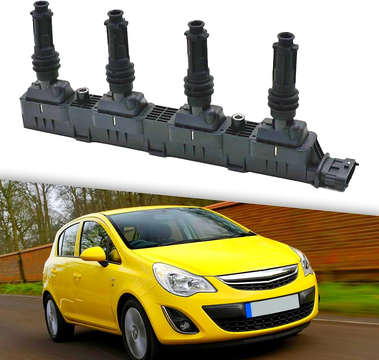 Paquete de bobina de encendido para Meriva 1208020, bobina de encendido, módulo de encendido para Opel Meriva Agila A Corsa C D Astra G H Combo, paquete para Opel Tigra, para Tigra TwinTop, 155029