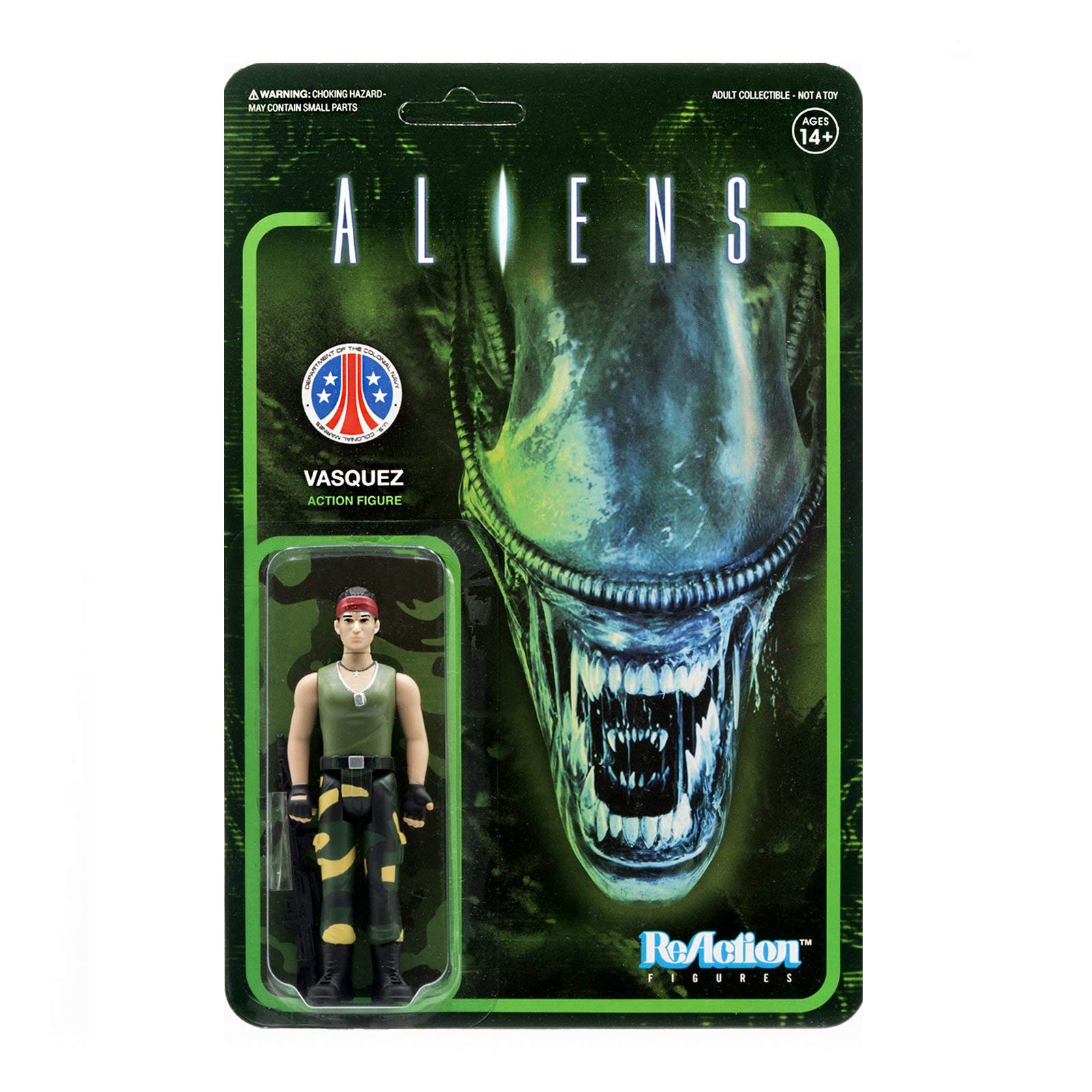 Amazon.co.jp: Super7 エイリアン バスケス リアクションフィギュア 