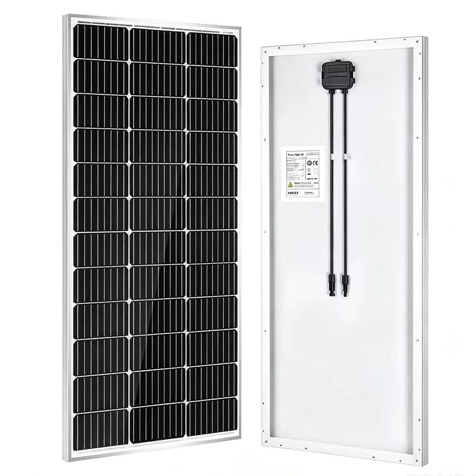 Offerta Limitata: Pannello Solare Fotovoltaico Monocristallino da 120 W E 18 V, Produzione Rapida di Energia, Cornice in Lega di Alluminio A,107.5 * 54cm