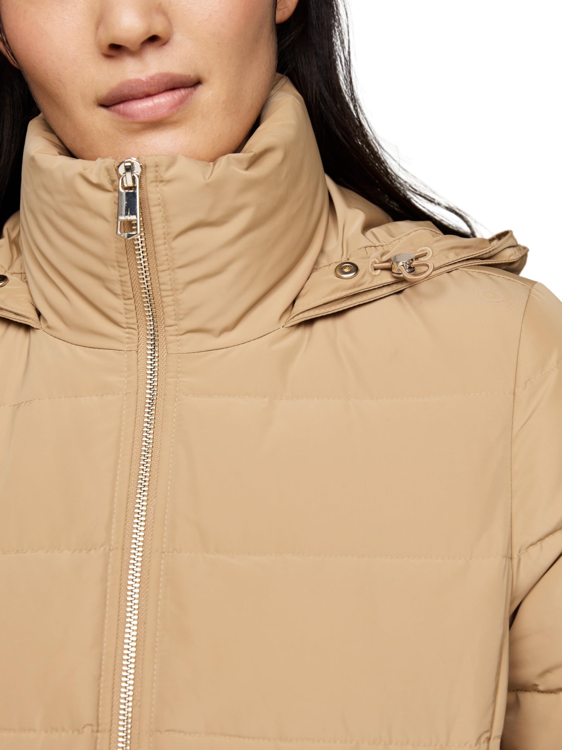 Tommy Hilfiger Abrigo de plumas Mujer Heritage Down Tyra Coat With Fur con bolsillos