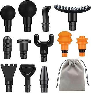 Massage Gun Attachments for Hypervolt Go, 12PCS Replaceable Massager Heads to Meet Different Needs
