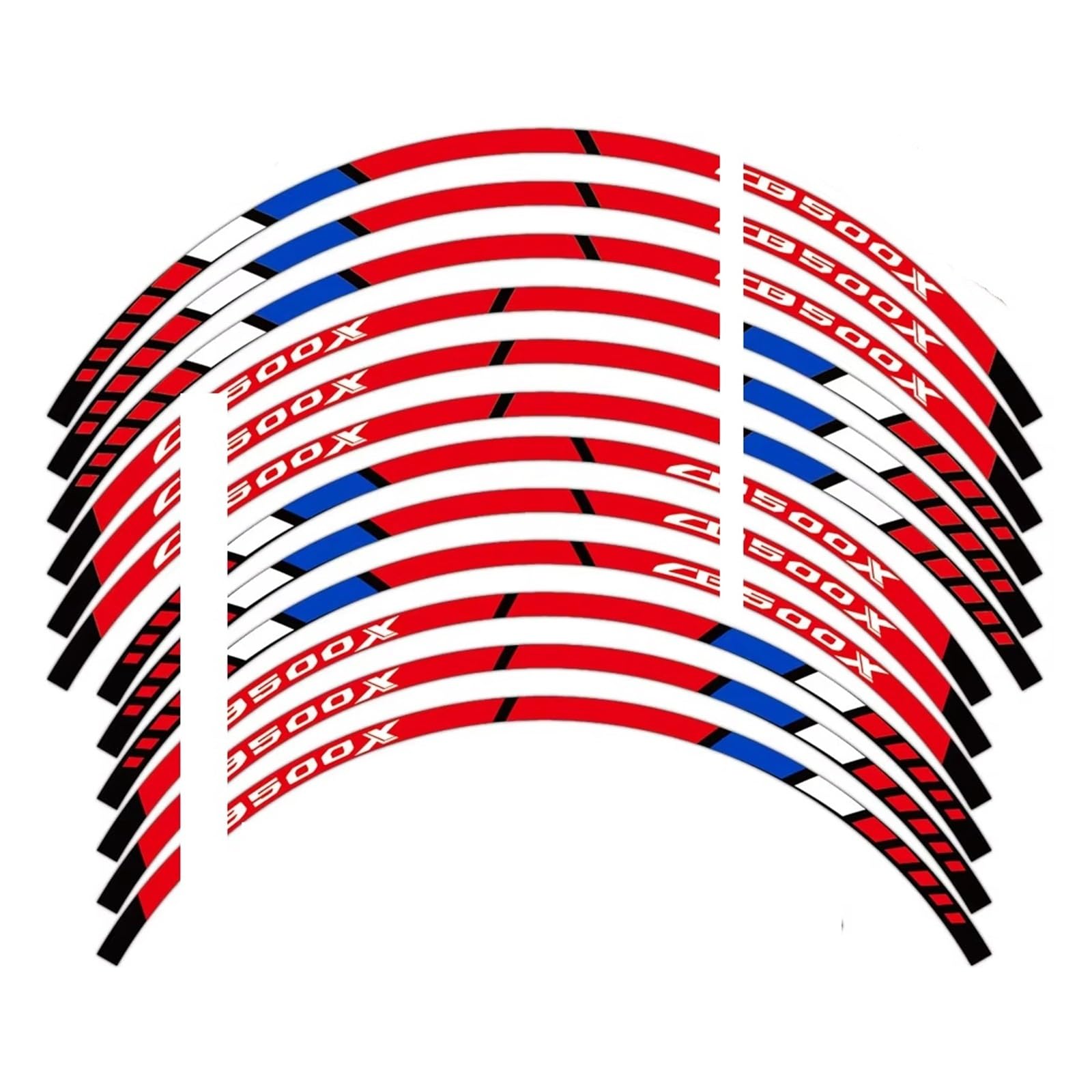 Hub Decals Rim for CB500X for CB 500X Cb500x Reflective Motorcycle Wheel Sticker Inside of Hub Decals Rim Stripe Tape Waterproof Stripe Tape