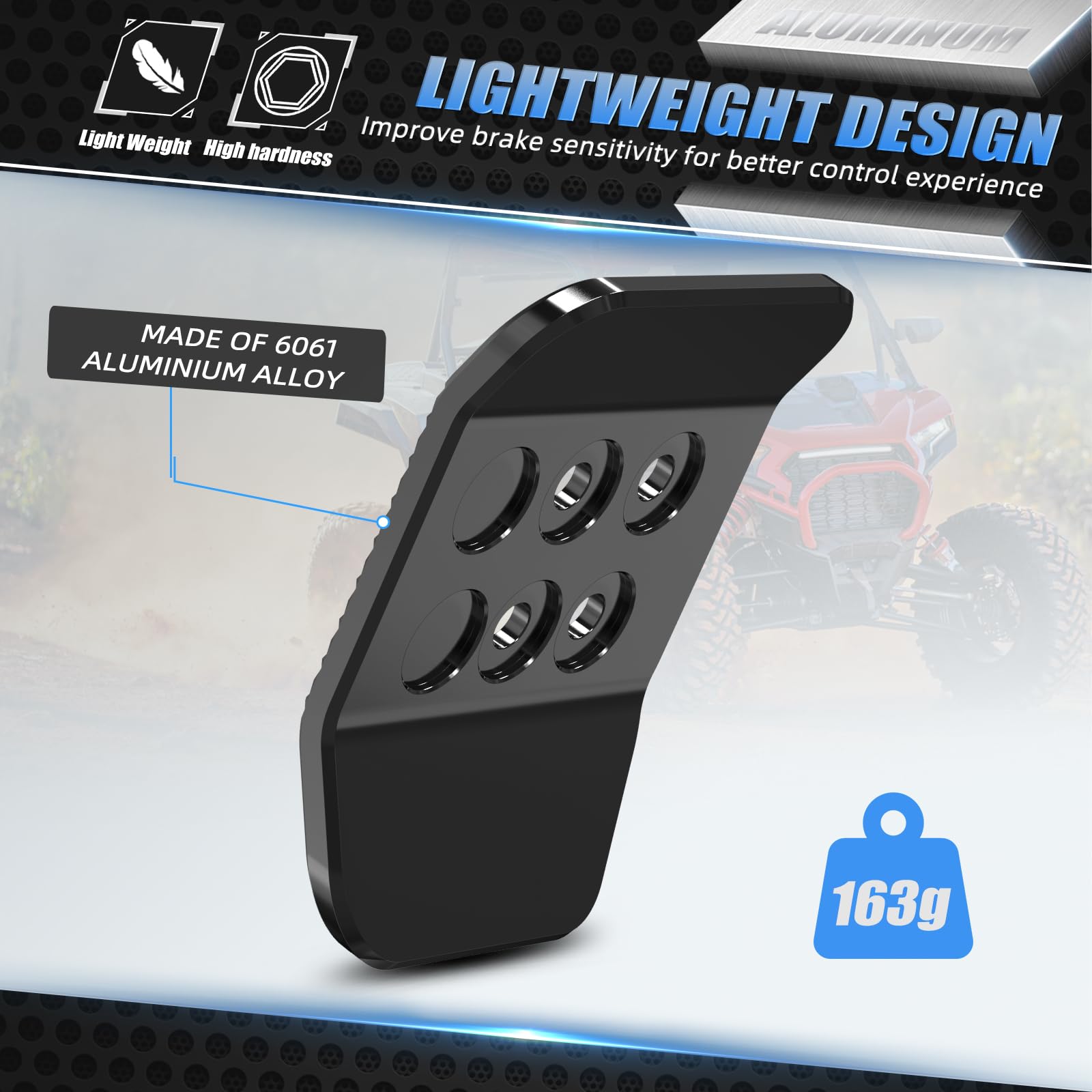 BUMPER ARRIÈRE ALUMINIUM NOIR XRW PX23 SSV POLARIS RZR 1000 XP TURBO 2019 ET PLUS
