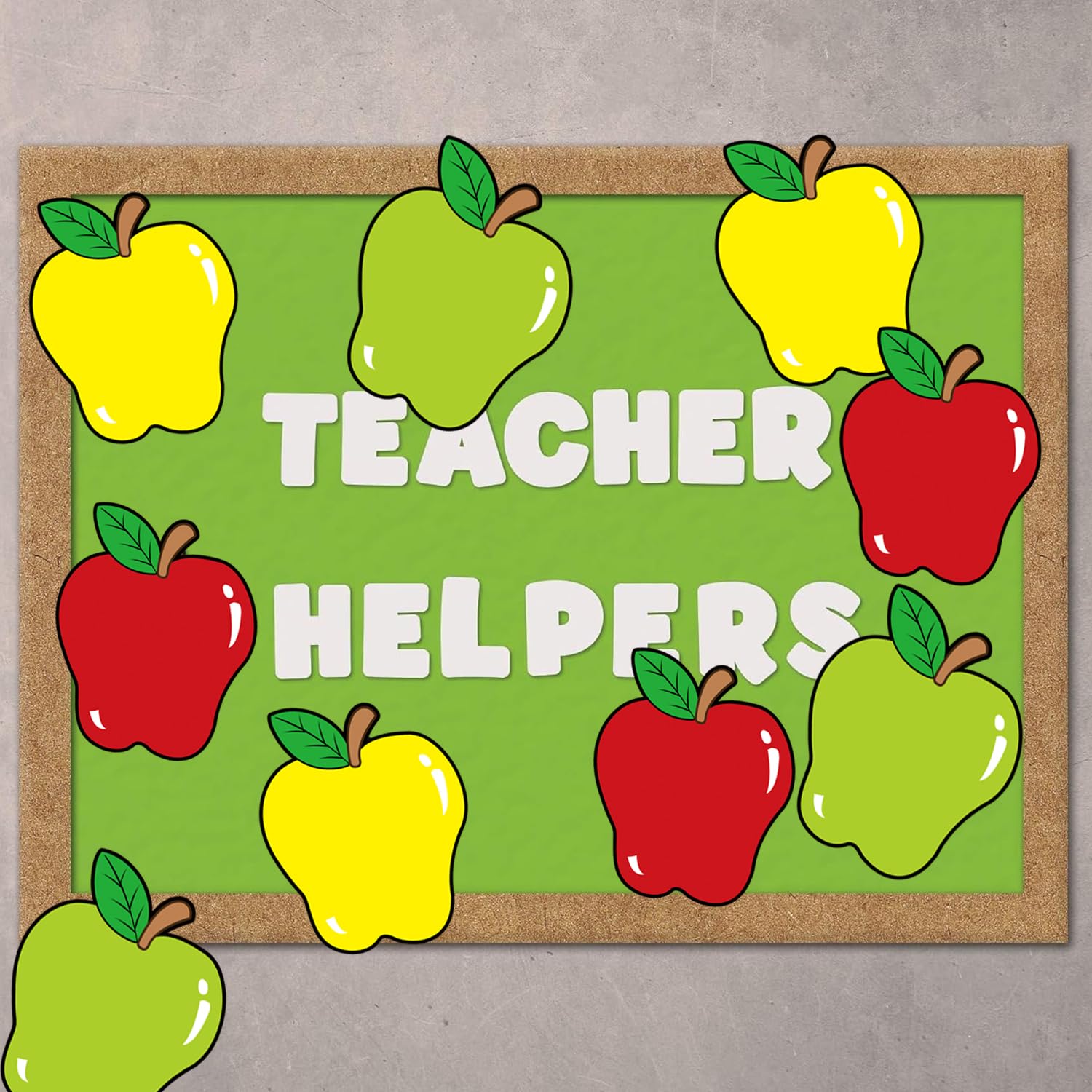 Apples Bulletin Board Cutouts Apples Classroom Cutouts Teachers Day Appreciation Gifts Card Wall Apple Cutout Apple Shape Motivational Thank You Card for Teacher Student Back to School 30 Pcs - Image 3