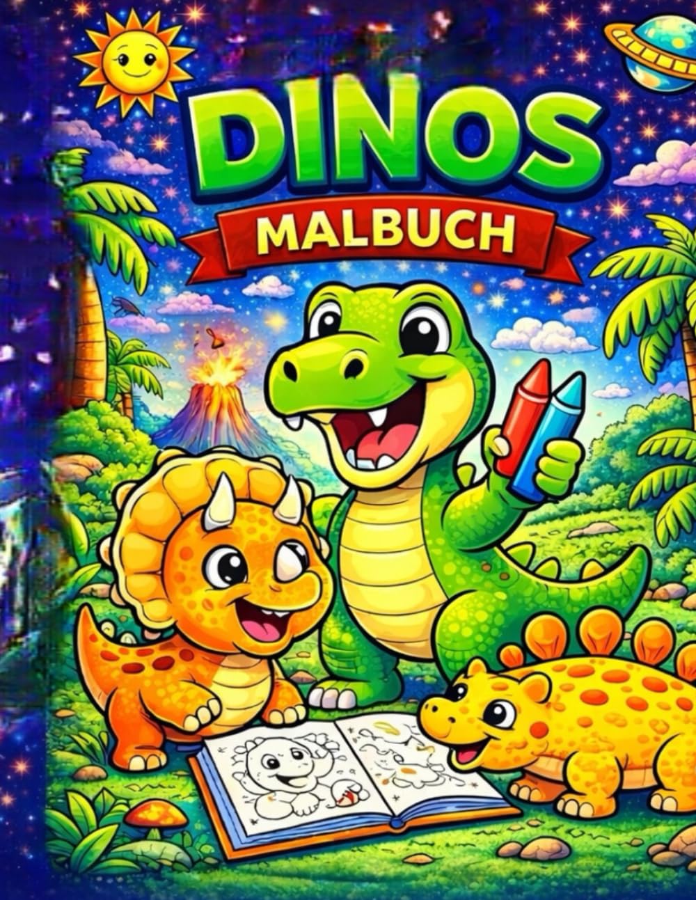 DINOS Malbuch