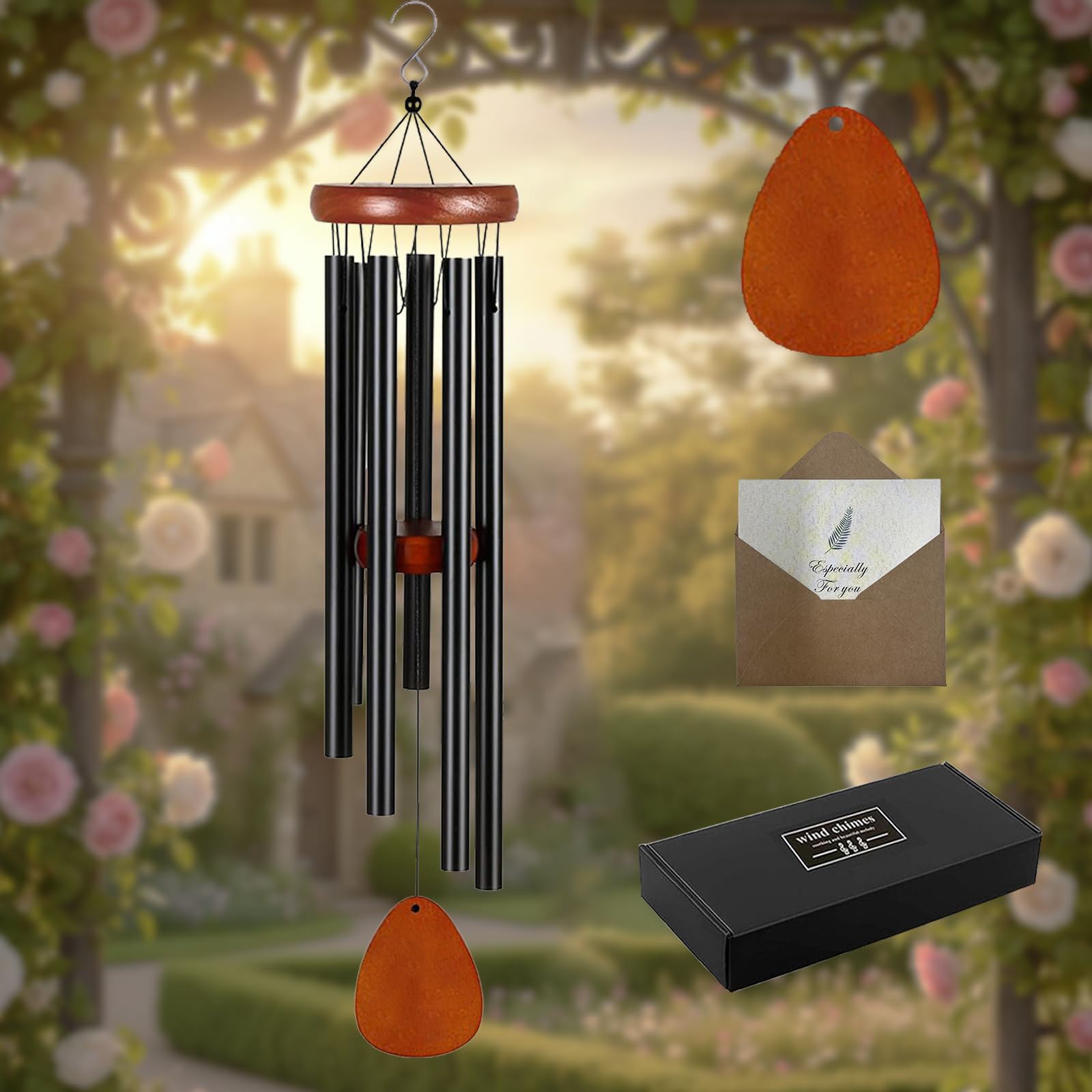Carillon éolien commémoratif 81 cm, le cadeau idéal pour une mère