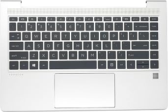 Replacement Upper Case Palmrest for HP Probook 440 445 G9 Series Laptop Keyboard Assembly Top Cover N01287-001