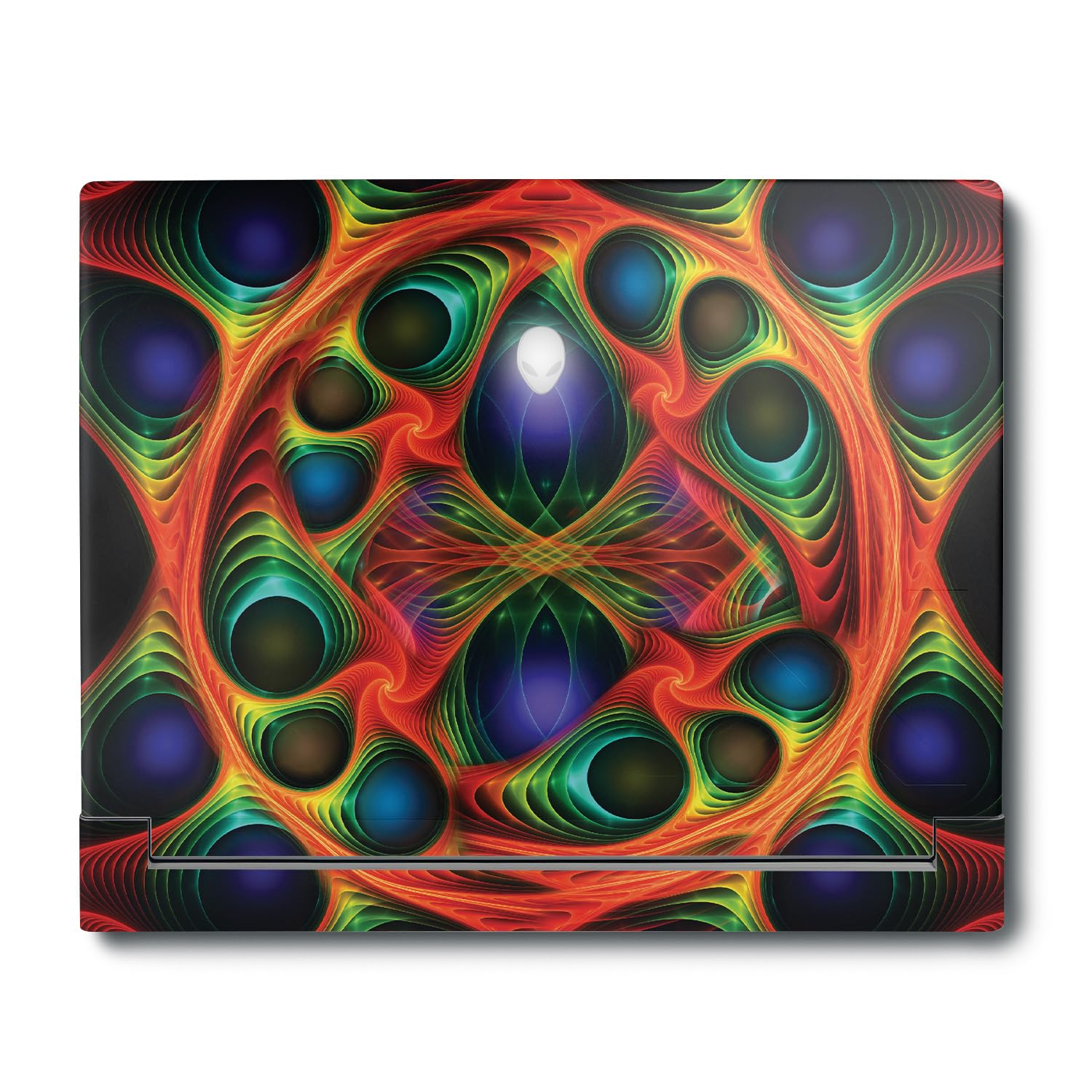 MightySkins Skin Compatible with Alienware X16 R1 (2023) Full Wrap Kit - Fabric Fractal | Protective, Durable, and Unique Vinyl Decal wrap Cover | Easy to Apply &amp; Change Styles | Made in The USA