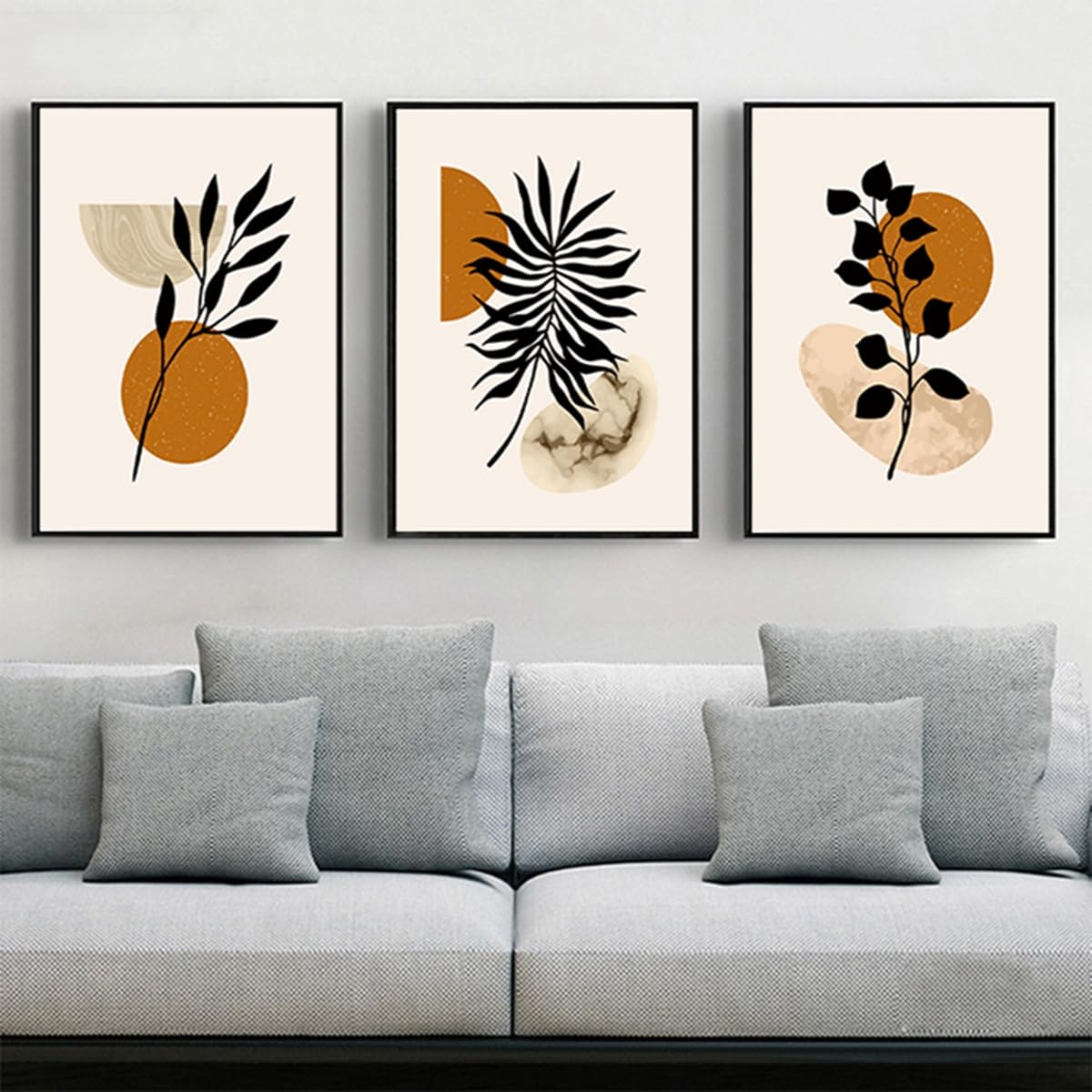 HMDKHI Modern Bohemian Abstract Poster Wall Decoration, Beautiful Botanical Pictures Poster Wall Art - Image 3