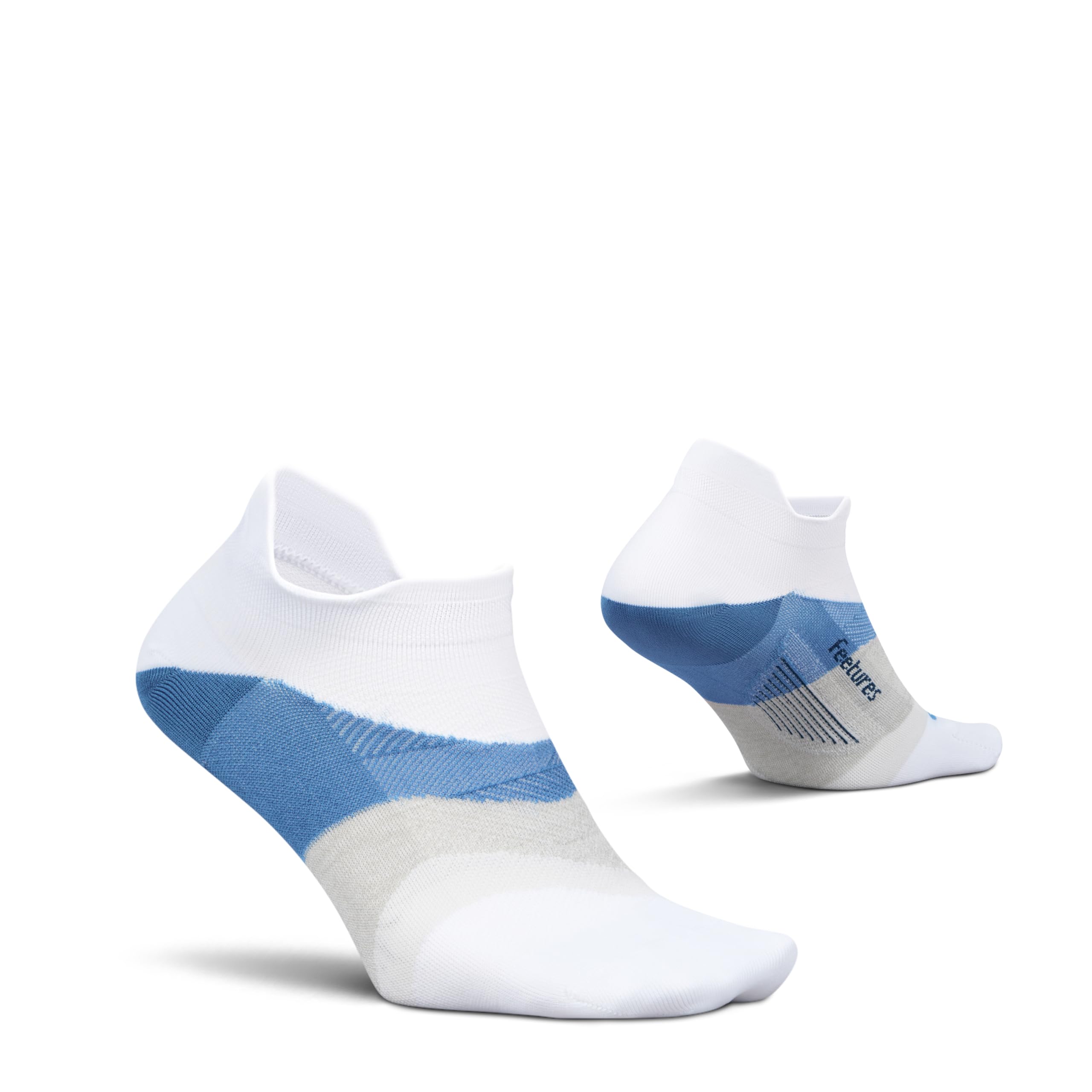 Feetures Unisex White Tide Elite Ultra Light Tab Large