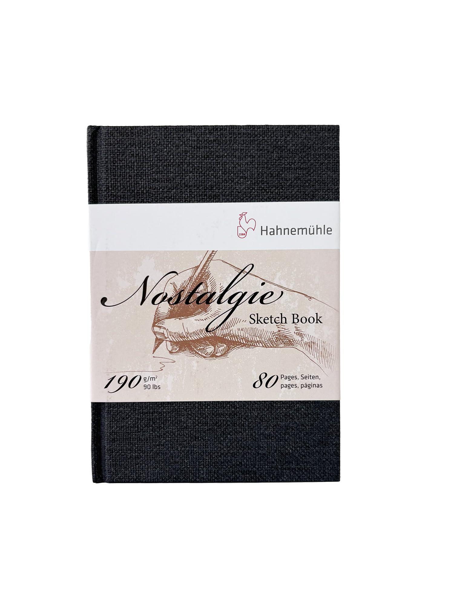 Hahnemuhle Nostalgie Sketch Book Portrait A6 (5.8X4.1 inches) 190gsm 40 sheets/80 pages