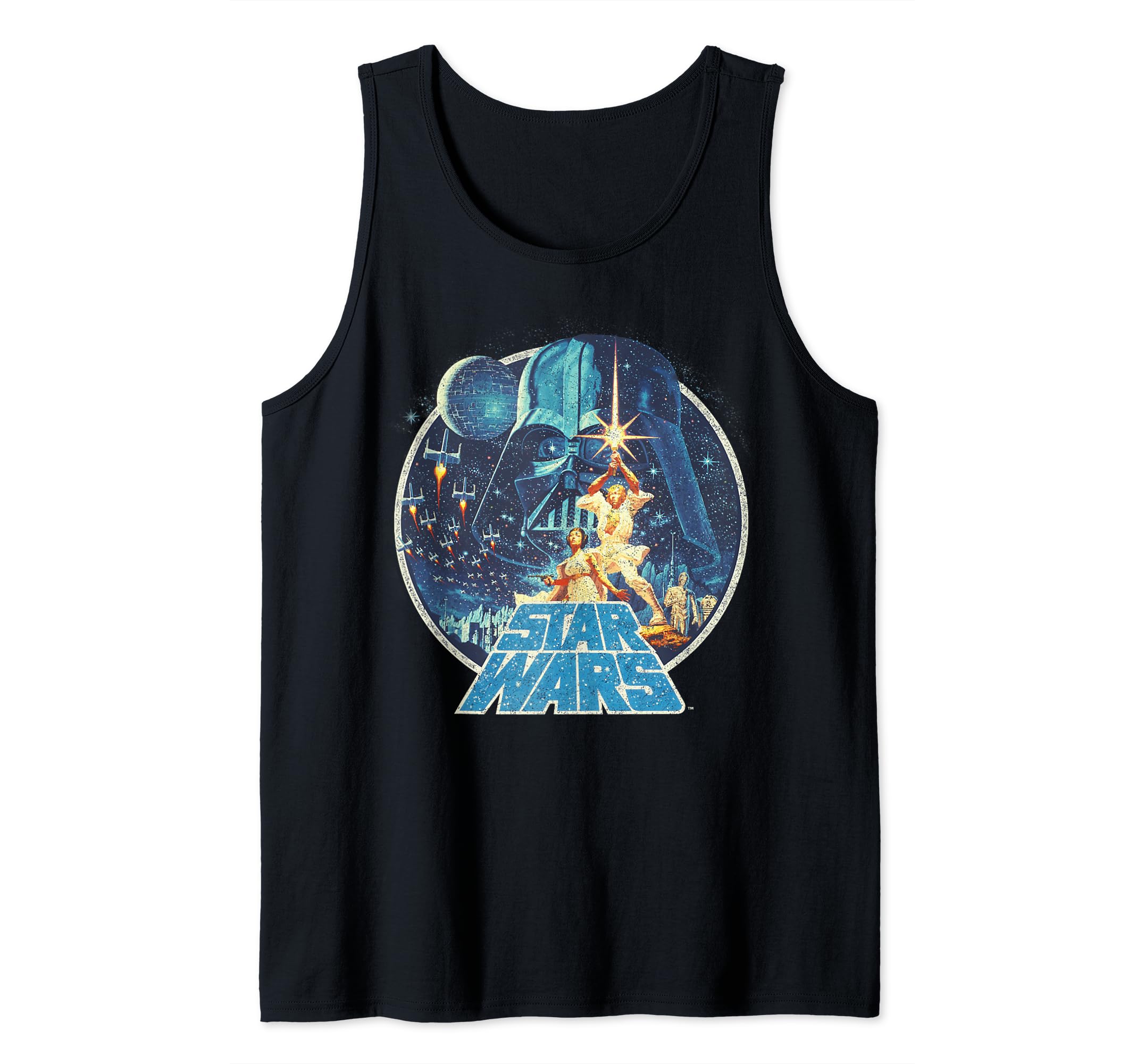 Débardeur Star Wars Darth Vader Luke Leia Circle Fade pour fan de la saga - 2