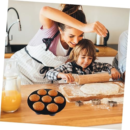 Miniatura 4 de DECHOUS 4 piezas de taza de silicona para tartas, freidora de aire, moldes de silicona, moldes para panecillos, tazas de magdalenas de silicona,