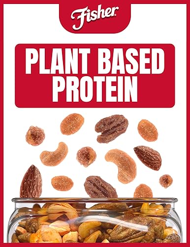 Miniatura 3 de Fisher Snack - Nueces mixtas tostadas con miel con cacahuetes 24 onzas cacahuetes anacardos almendras filberts y nueces