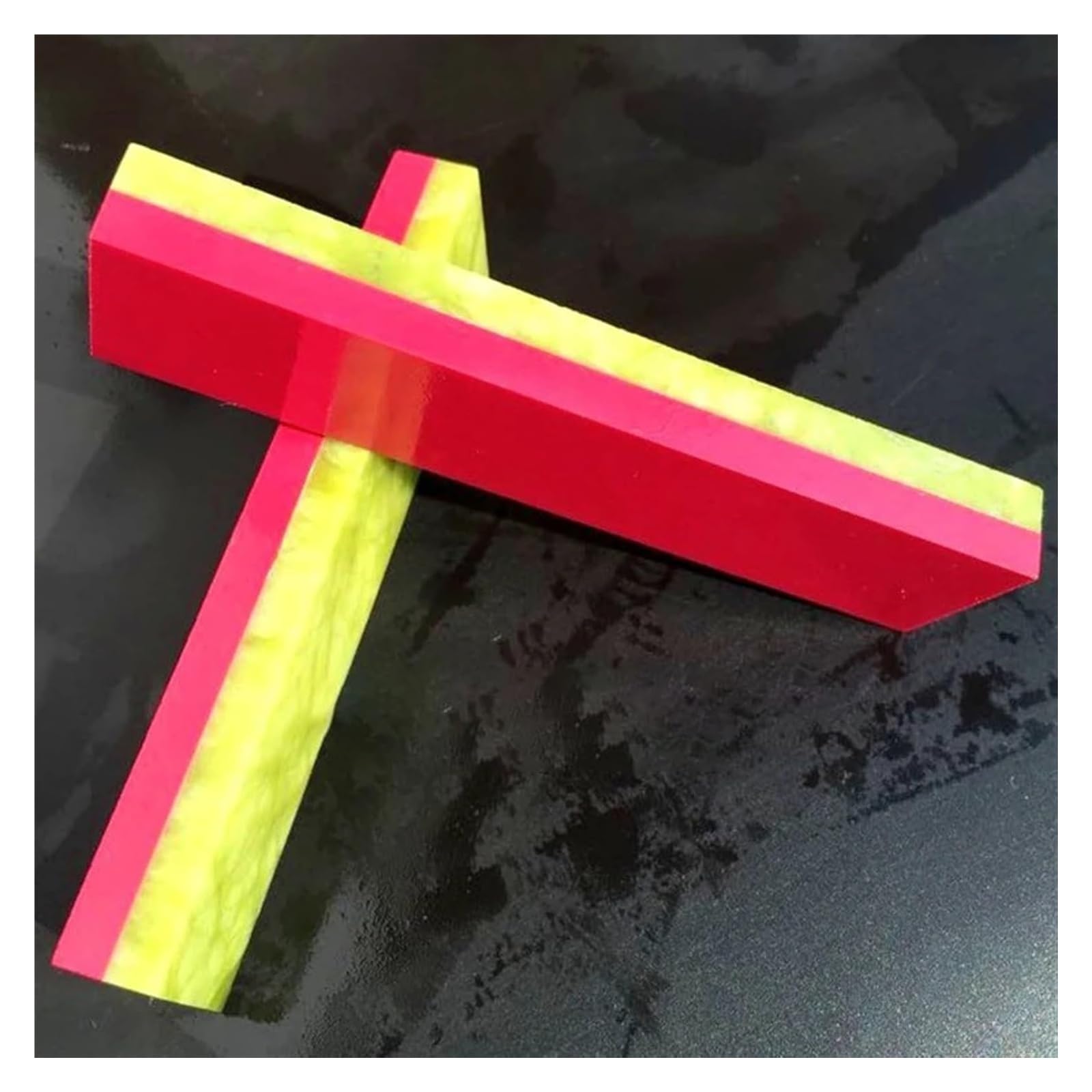 Kamień do ostrzenia noży kuchennych, Ostrzałka do noży dwustronna osełka o gradacji 5000/12000, wielokolorowa, 100x25x10 mm
