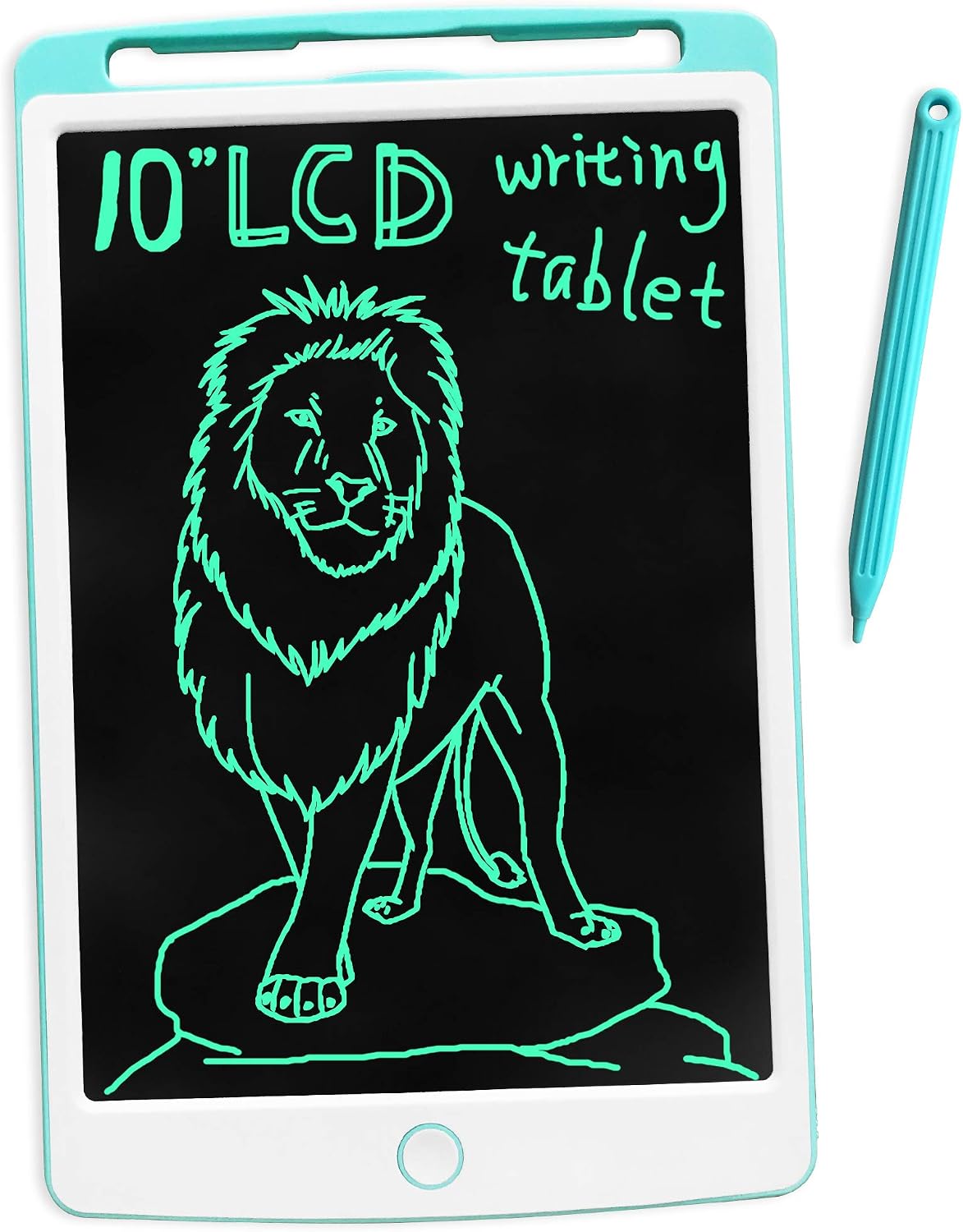 JONZOO LCD Writing Tablet with Stylus, 10 Inch Mini Doodle Board for Toddlers Kids 3 Years+, Portable Erasable Drawing Board, Electronic Learning Toys Birthday Gifts