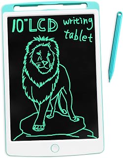 JONZOO LCD Writing Tablet with Stylus, 10 Inch Doodle Board for Toddlers Kids(3+), Portable Erasable Drawing Board for Kids, Electronic Learning Toys Birthday Gifts