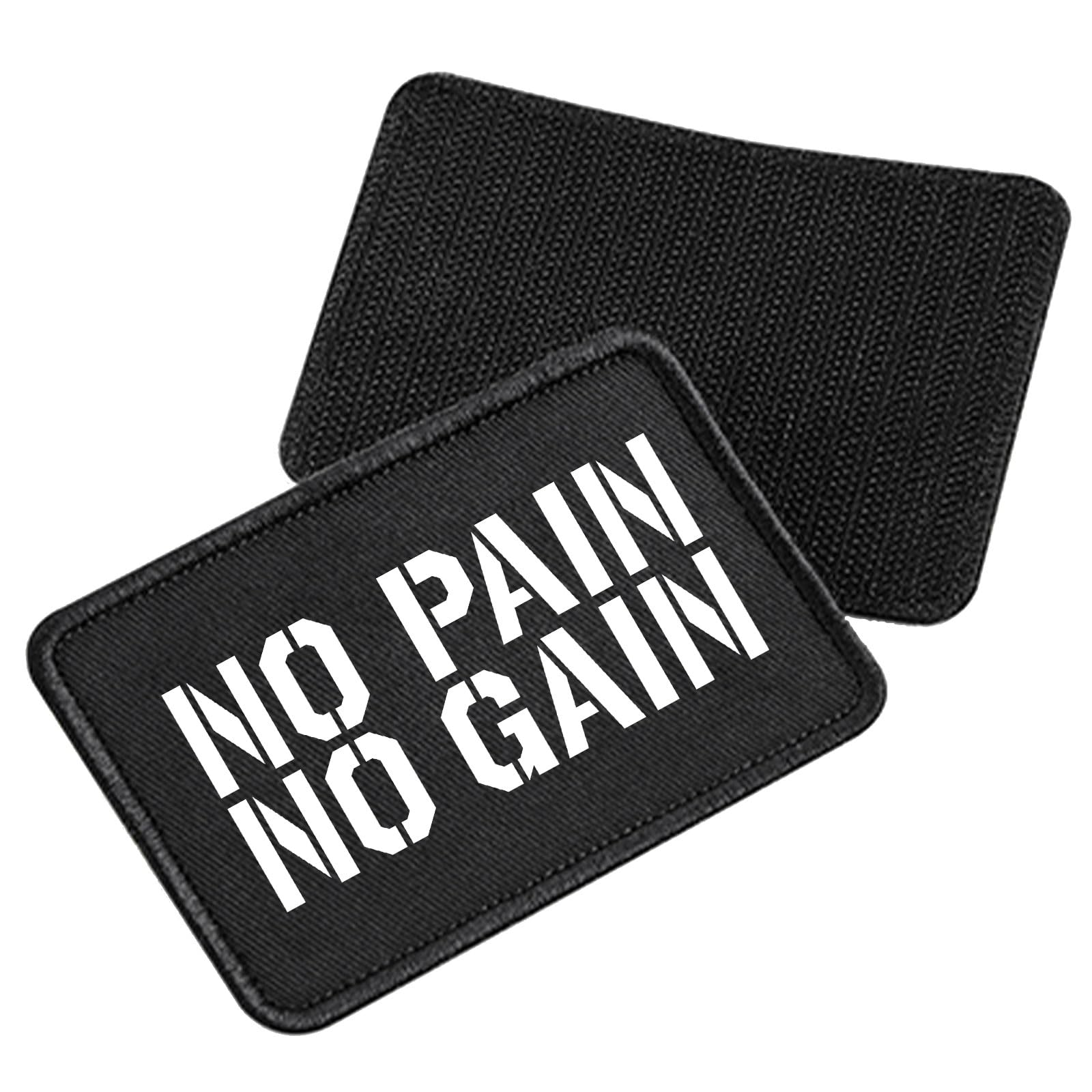Huuraa Unisex Patch No Pain Gain Hantel Gift Beanie Black No Pain Gain Hantel Present