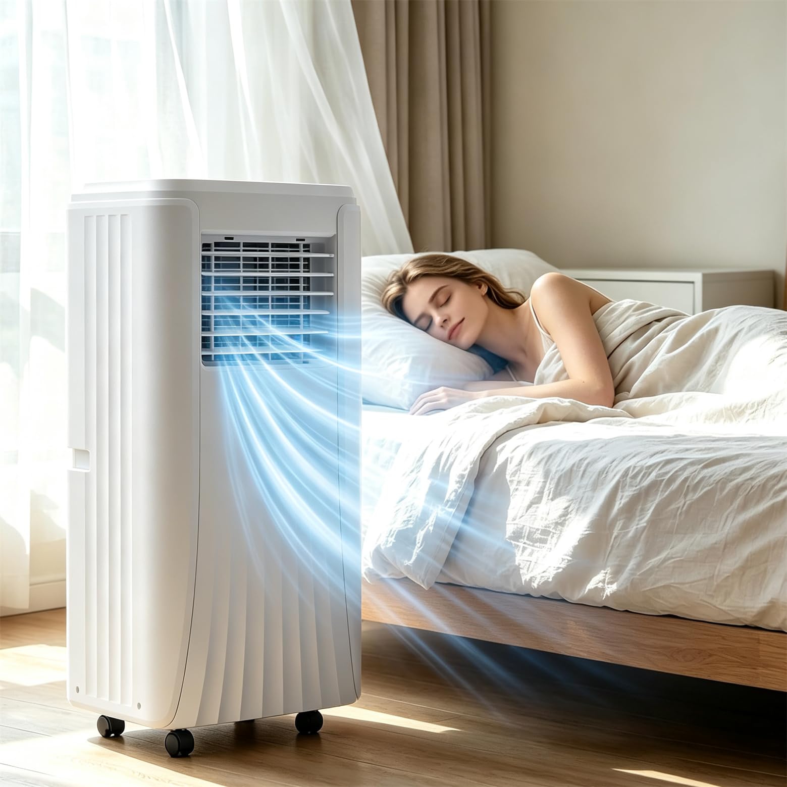 GYQSSD Floor Portable Air Conditioner Unit 9000BTU
