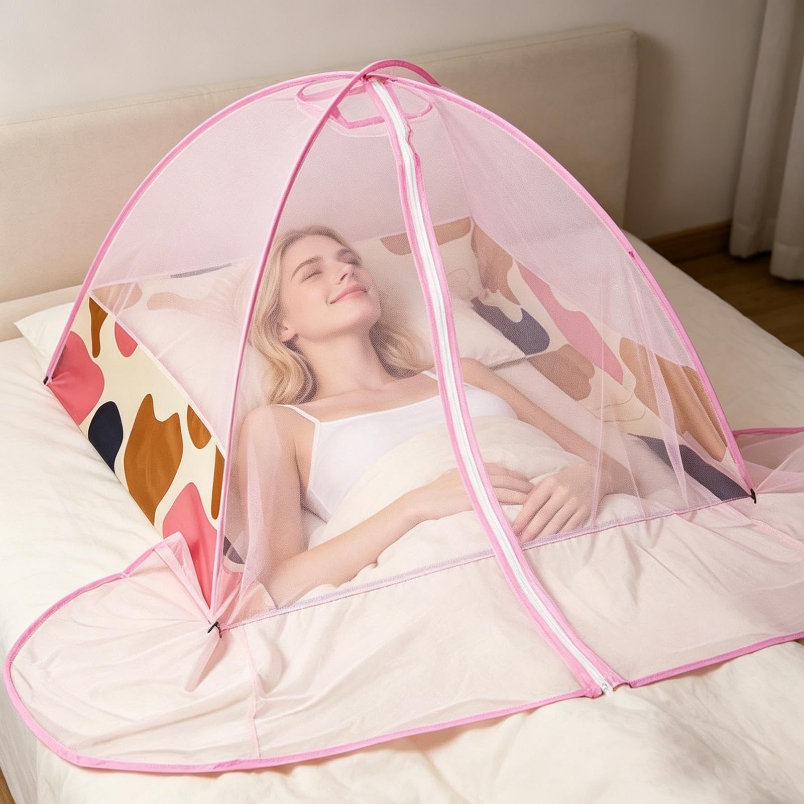 Tente Anti-Mouche Filet Pliable en Portable Respirant