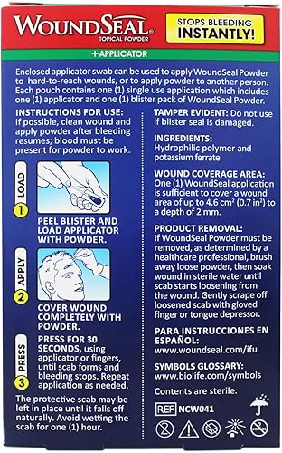 Miniatura 5 de Sello de herida con 4 aplicadores y polvos