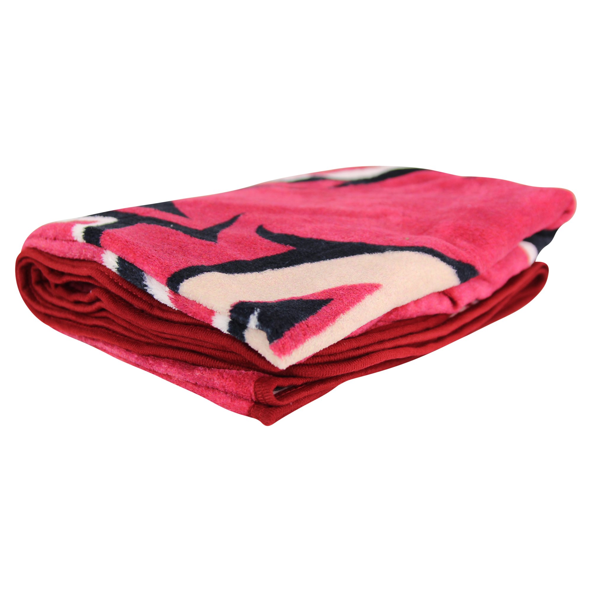 Northwest NHL Chicago Blackhawks Unisex-Erwachsene Micro Raschel Überwurfdecke, 116,8 x 152,4 cm, Break Away