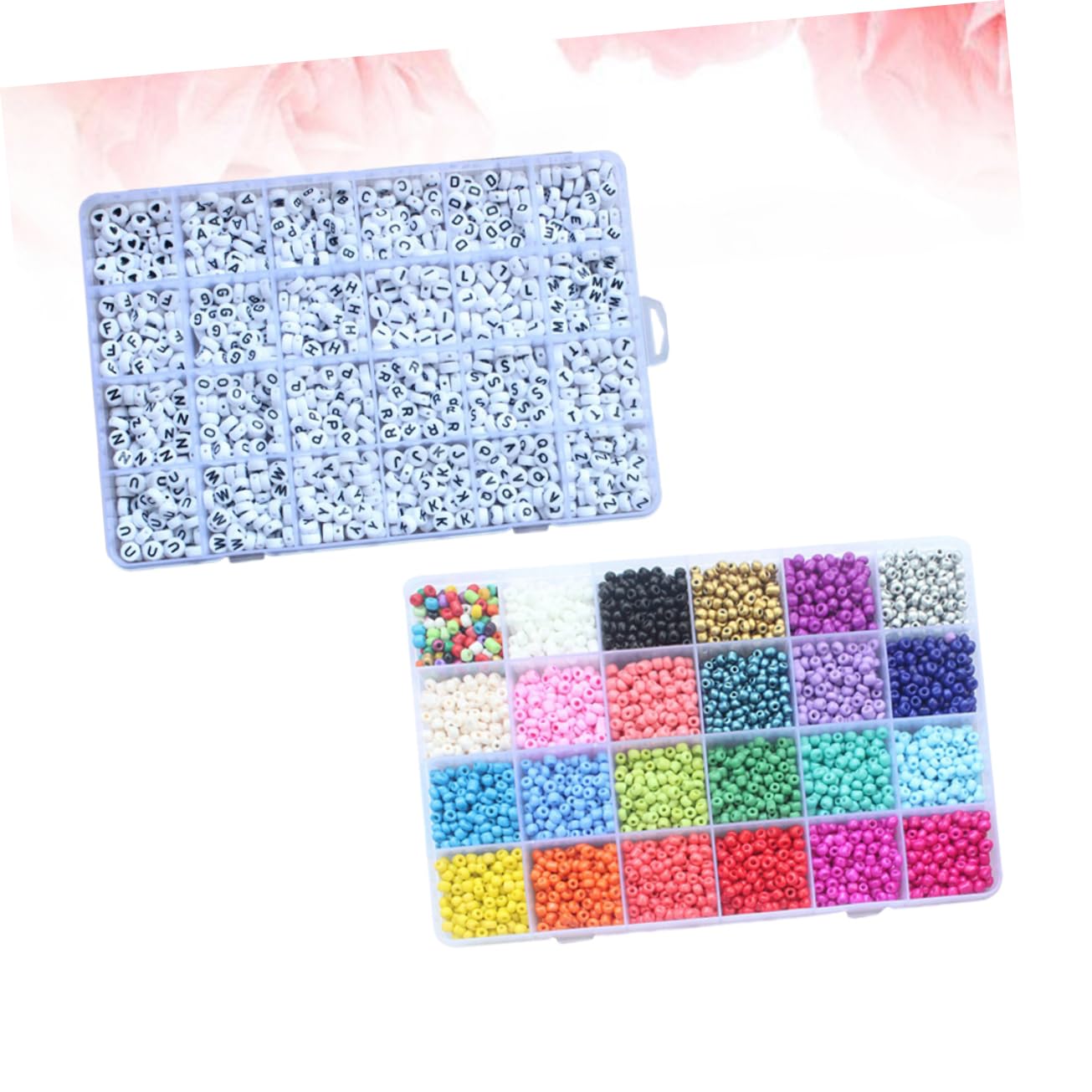Perline Decorative Irregolari Acriliche 4000 Pezzi per Bigiotteria DIY | Set Creativo, per Bracciale Collana Orecchini, Adatte a Crafting e Decorazioni Porta