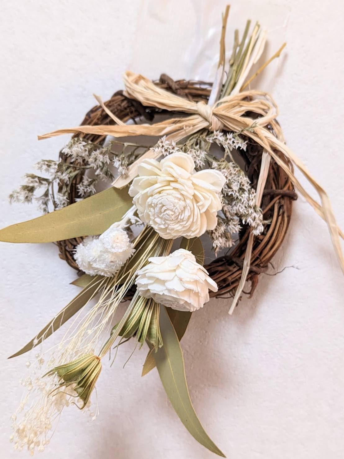 Amazon.co.jp: Lulu's ルルズ お正月2wayしめ縄リース 迎春 門松