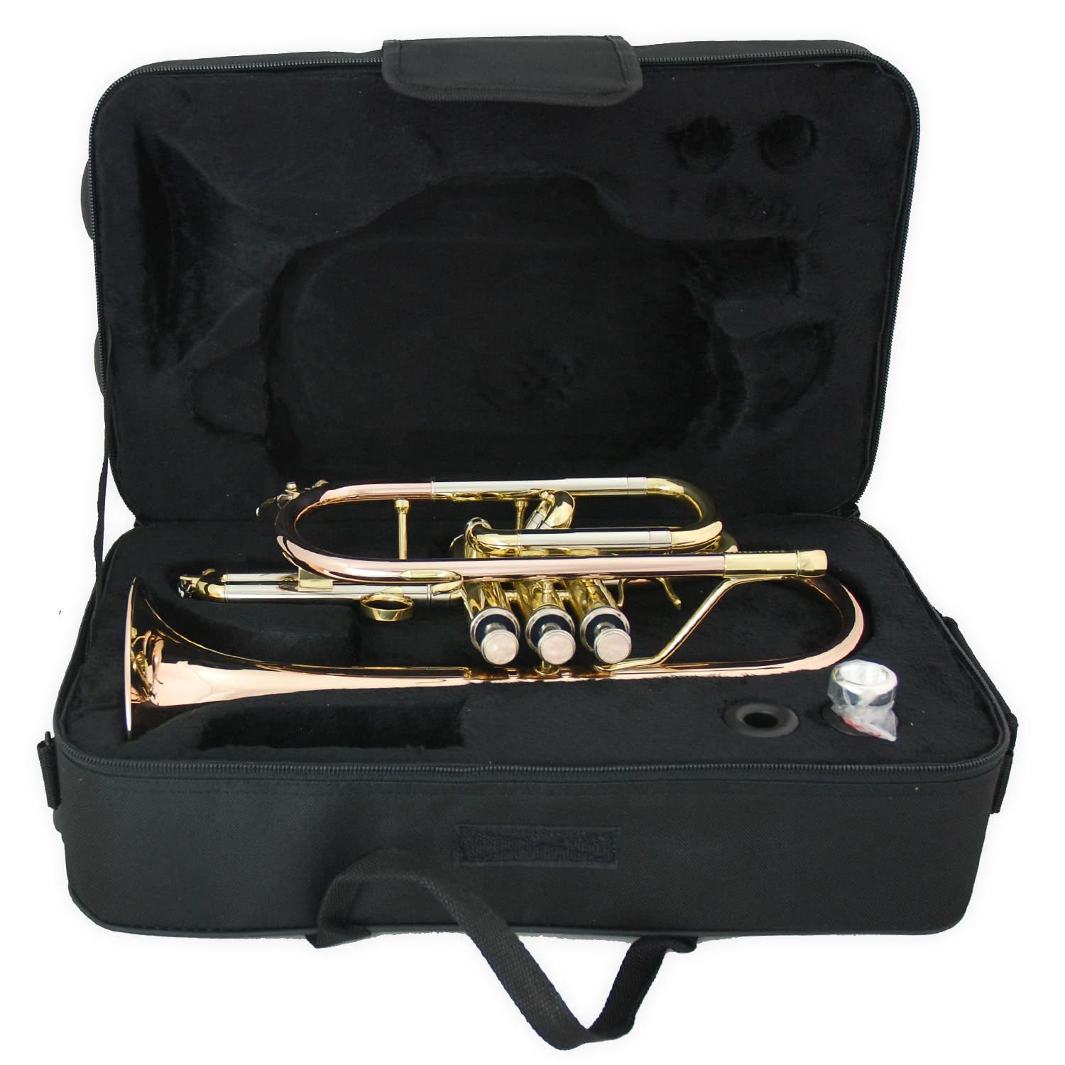 Soundman ECR-501R Kornett in Goldmessing - mit Mundstück und Koffer