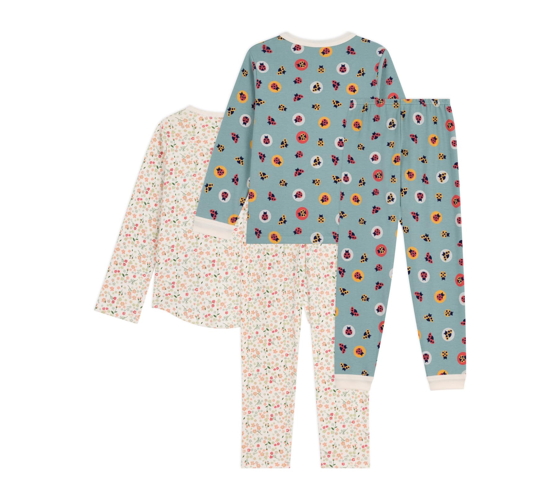 Petit Bateau Lot Fleuri Abbigliamento Notte Bambine e Ragazze