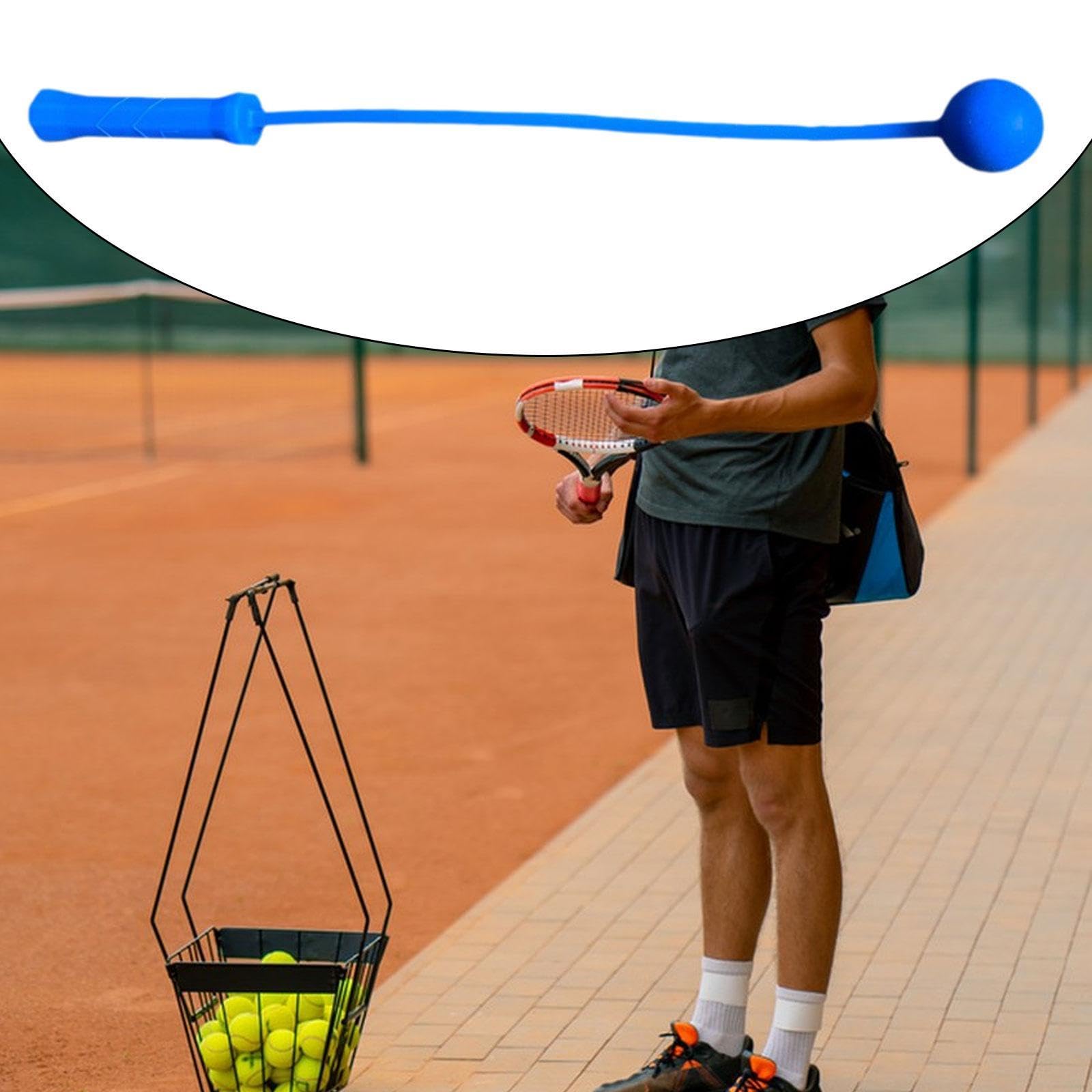 F Fityle Tennis Serve Master Strumento di Allenamento per Il Tennis Giocatore Portatile, migliora i Colpi Forniture Sportive pratiche Strumento di Allenamento