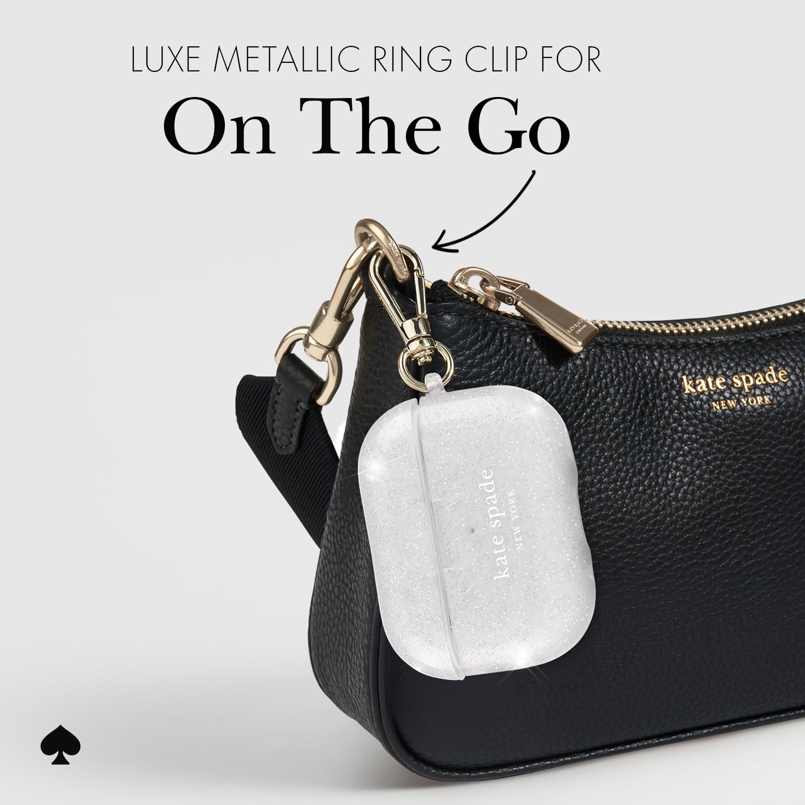 kate spade new york AirPods 4 Protective Case with Keychain