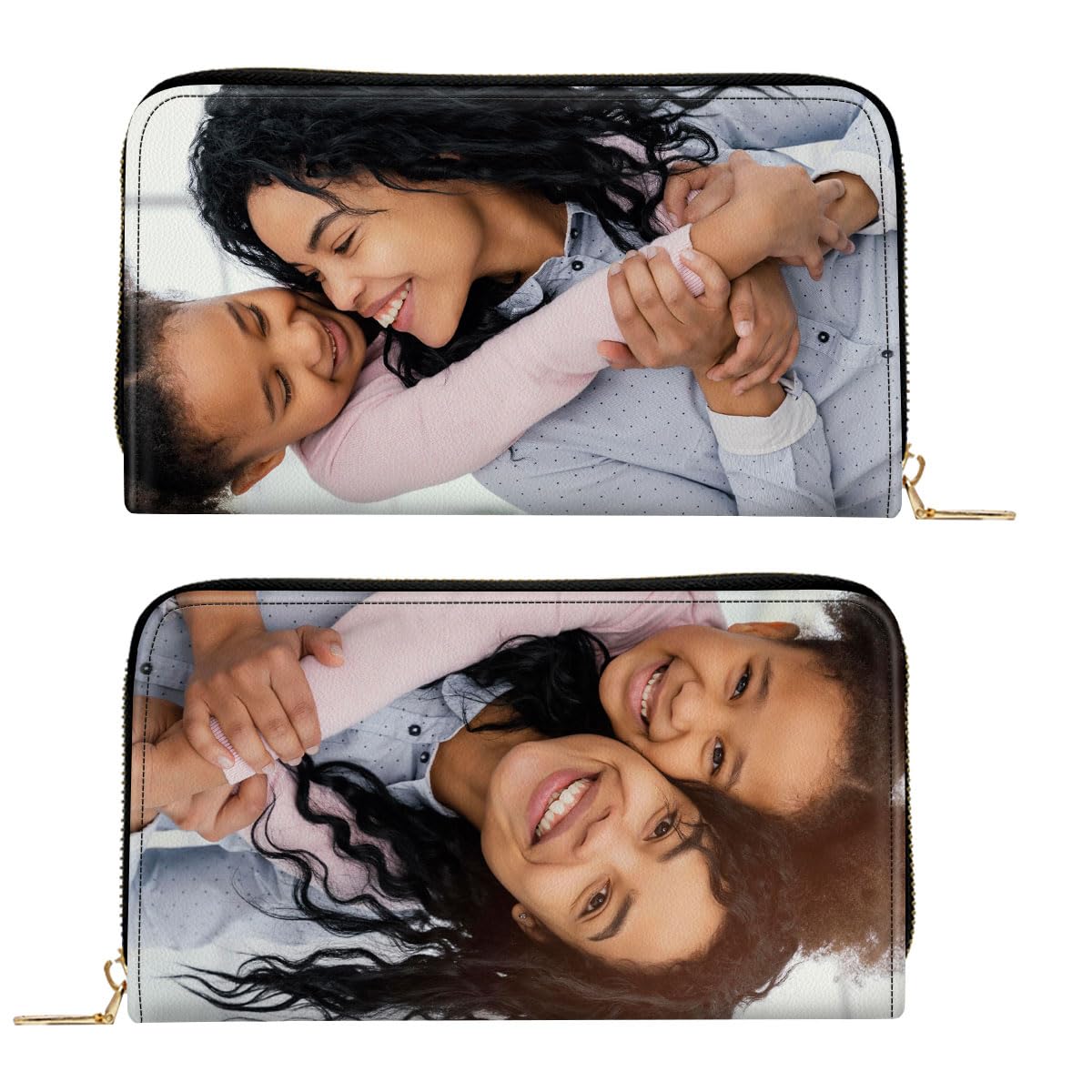 Sistabag - Custom Double Side Photo Wallet, Personalized Leather Picture Purse, Gifts For Women & Men - Customized Gifts For Family & Friends, Birthday & Special Occasions