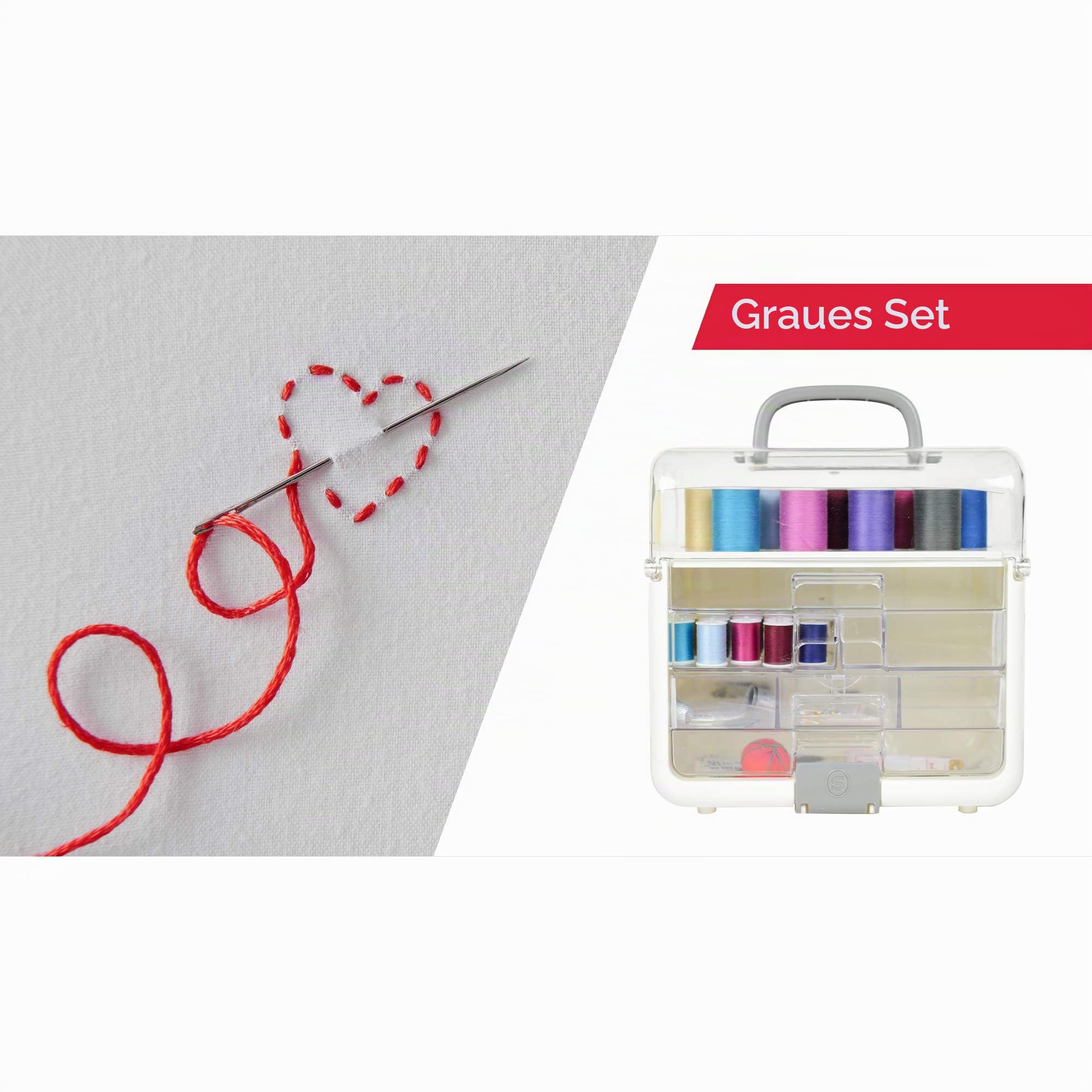 Singer S01771 224-Piece Kit Sew It Goes 224-teiliges Set, Wei, One size